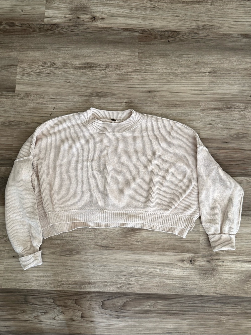 Free People Easy Street Crop Pullover